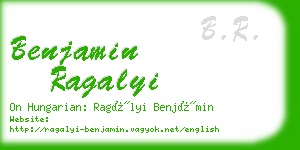 benjamin ragalyi business card